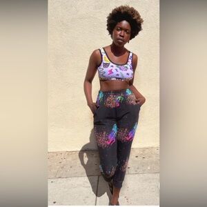 NOOWORKS Jogger Pants in Cosmic Ladies print